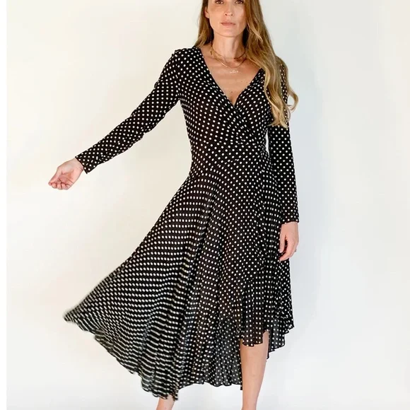 Zimmermann Polka Dot Wrap Dress - Picture 5 of 10